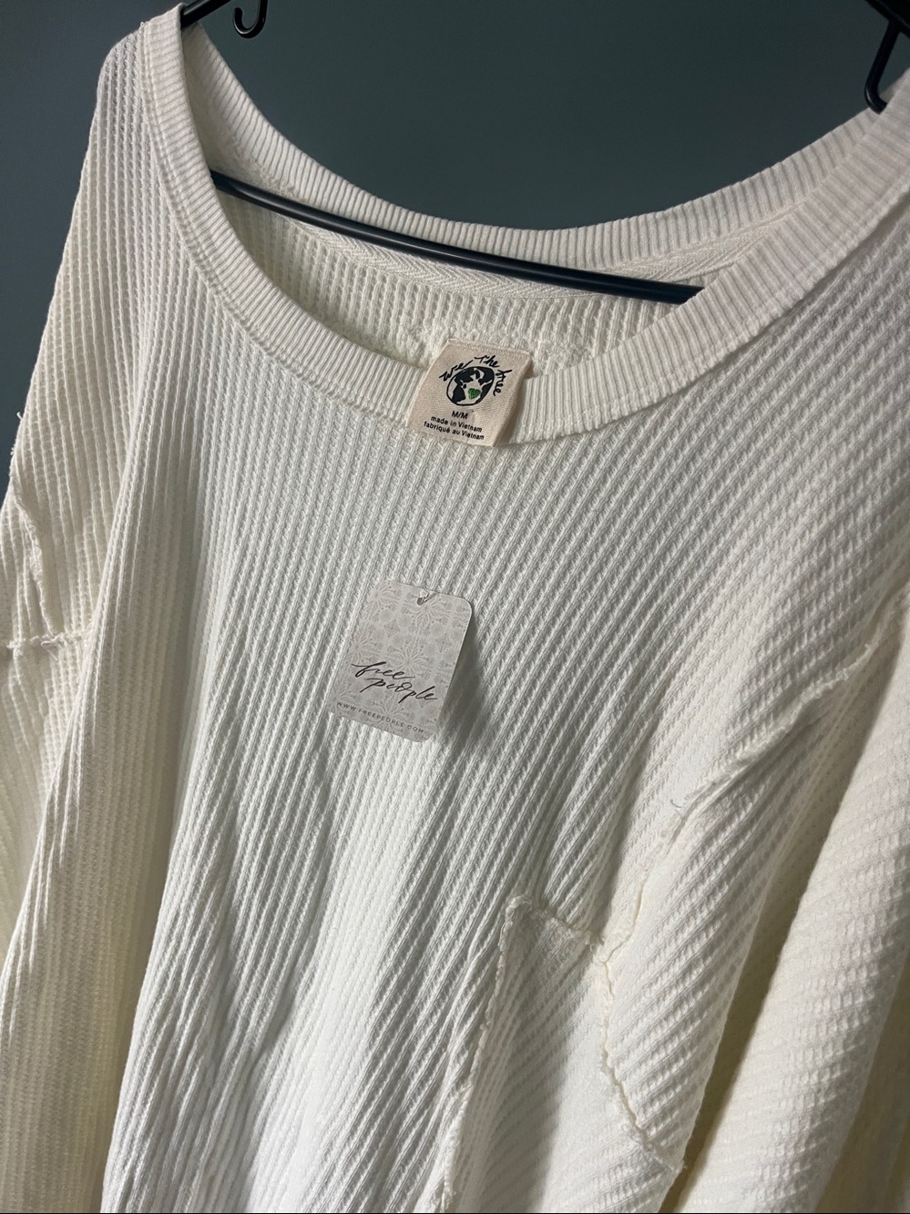 Free People -We The Free Ollie Oversized Thermal Knit Top - Picture 9 of 16